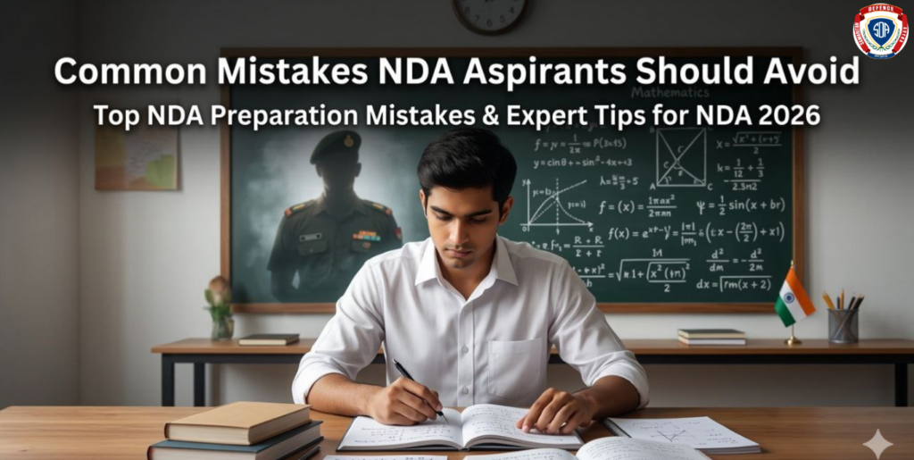 Common mistakes NDA aspirants should avoid during NDA exam preparation
