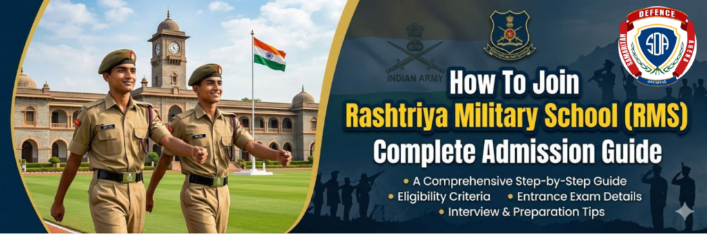 How to join Rashtriya Military School admission process guide