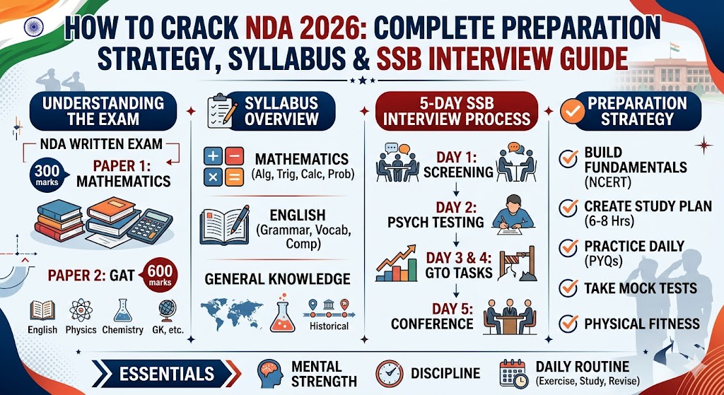 How to Crack NDA 2026: Complete Preparation Strategy, Syllabus & SSB Interview Guide