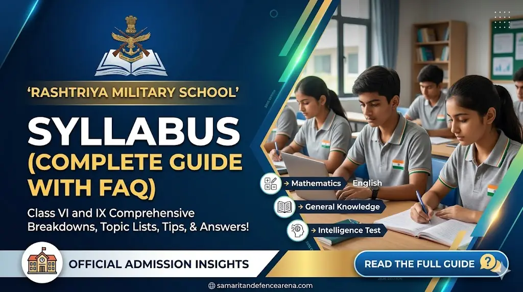 Rashtriya Military School Syllabus (Complete Guide)